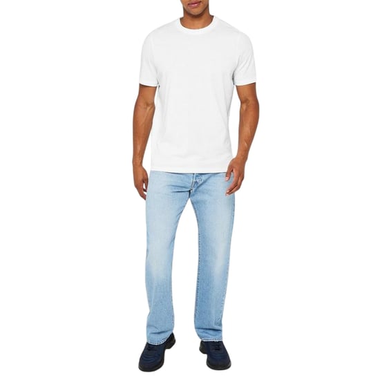 Donnay - T-Shirt für Herren, Rundhalsausschnitt (3er-Pack) (Weiß/Grau meliert) - Image 3