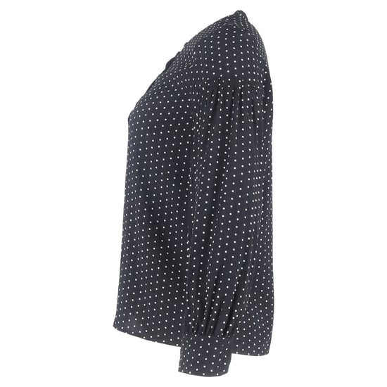 Schwarze Seidenbluse von A.P.C. mit Polka-Dots und langen Ärmeln - Image 2