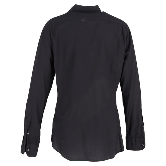 Schwarzes Tom Ford Button-Down-Hemd aus Baumwolle - Image 3