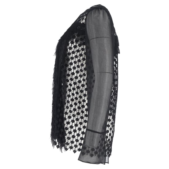 Chloé Bluse aus transparenter Spitze in Schwarz, Polyester - Image 2