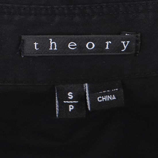 Schwarzes Langarmhemd von Theory aus Baumwolle - Image 4