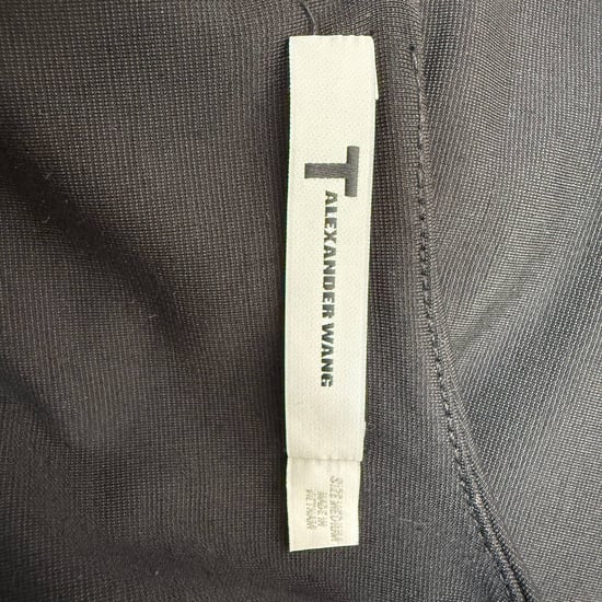 T Alexander Wang Mesh Accent T-Shirt aus schwarzem Viskose - Image 4