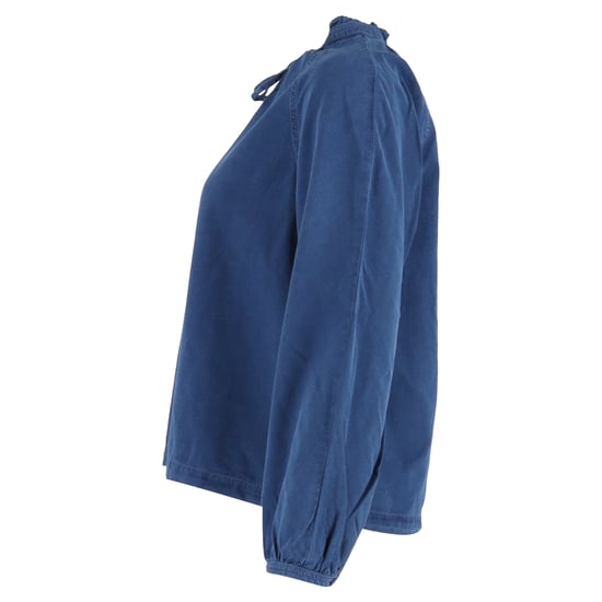 A.P.C. Noa Langarmshirt aus Chambray mit Kordelzug in Blau (Baumwolle) - Image 2