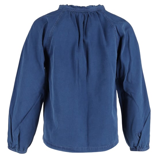 A.P.C. Noa Langarmshirt aus Chambray mit Kordelzug in Blau (Baumwolle) - Image 3