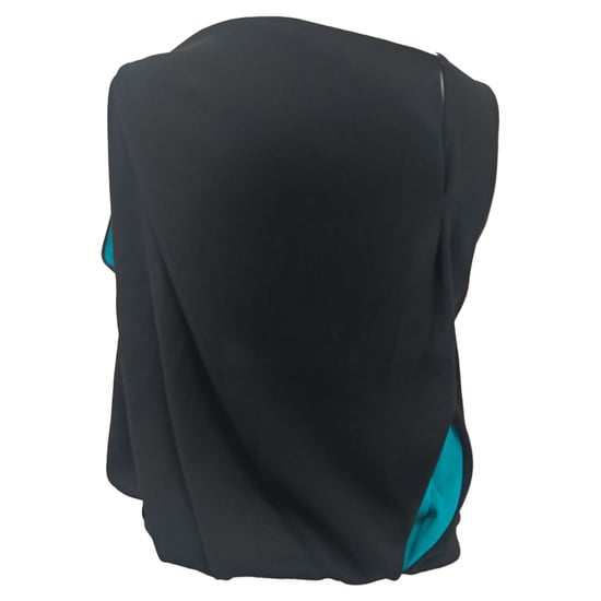 Balenciaga Asymmetrisches ärmelloses Top aus schwarzer Viskose - Image 4