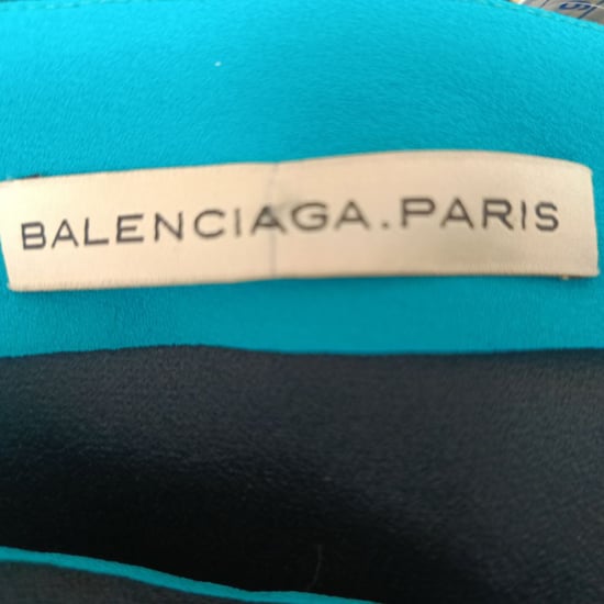 Balenciaga Asymmetrisches ärmelloses Top aus schwarzer Viskose - Image 5
