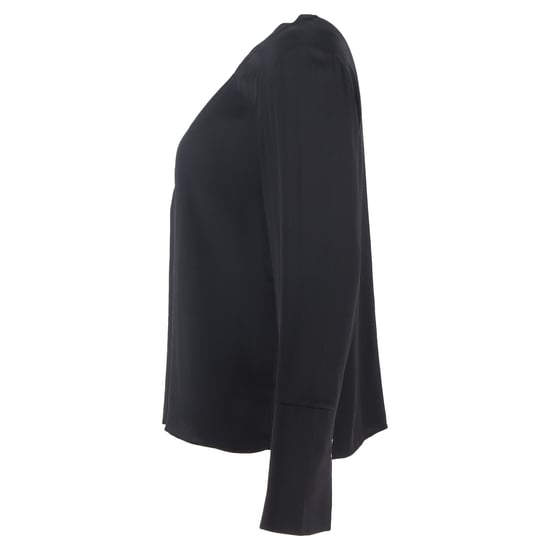 Hugo Boss Langarmshirt mit Ringverzierungen aus schwarzem Polyester - Image 2