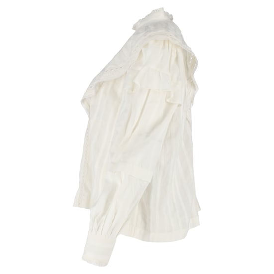 Isabel Marant Reign Langarmbluse aus weißer Baumwolle - Image 2