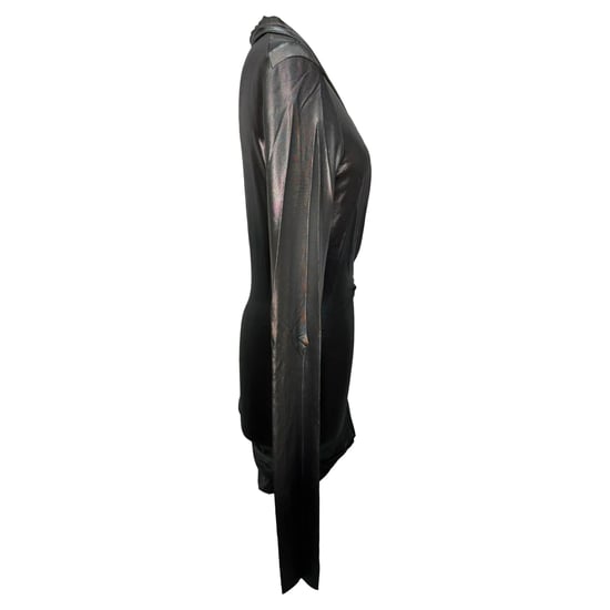 Rick Owens Magnetisches Langarmshirt aus schwarzer Viskose - Image 2