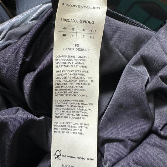 Rick Owens Magnetisches Langarmshirt aus schwarzer Viskose - Image 5