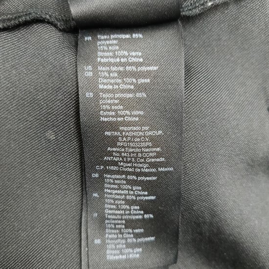 Sandro Storm Neckholder-Top mit Kristallverzierungen aus schwarzem Polyester - Image 5