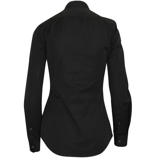 Dsquared2 Langarmhemd mit Knopfleiste aus schwarzer Baumwolle - Image 3