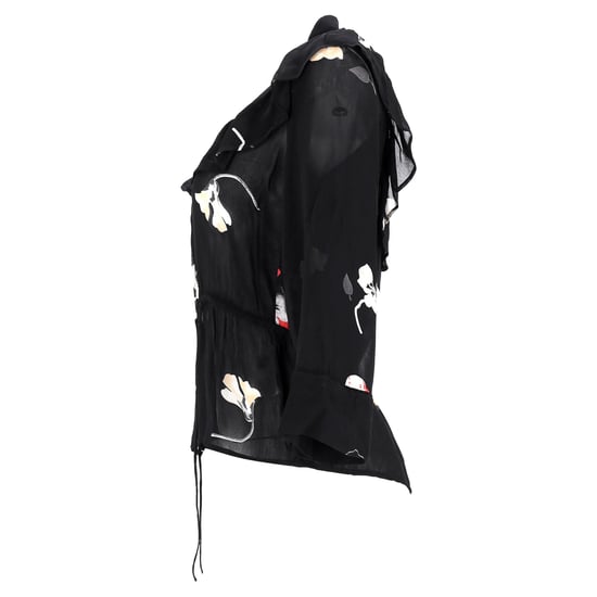 Ganni – Bedruckte Bluse „Lorita“ aus schwarzer Viskose - Image 2