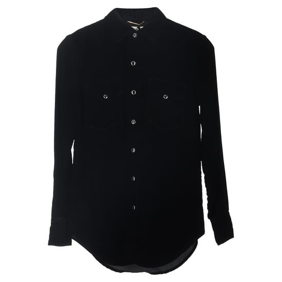 Schwarzes Samthemd von Saint Laurent - Image 1