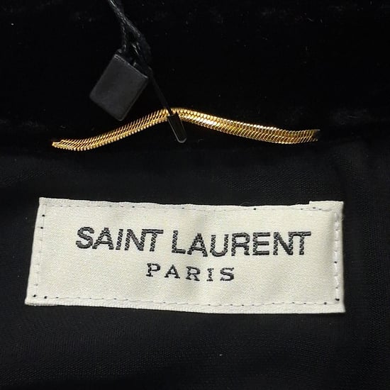 Schwarzes Samthemd von Saint Laurent - Image 3