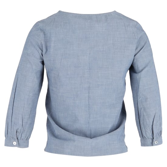A.P.C. Cleo Bluse aus blauer Baumwolle - Image 3