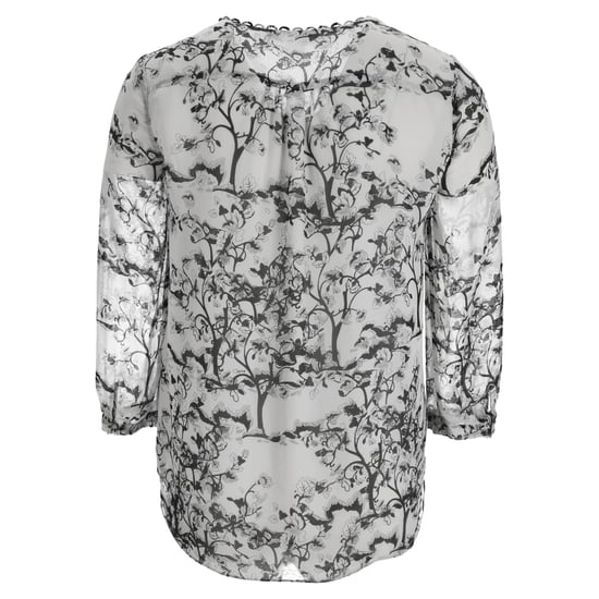 Diane von Furstenberg Camden Bluse mit Blumenmuster aus weißer Seide - Image 3