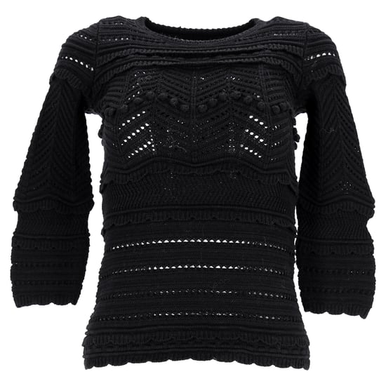 Isabel Marant Étoile Häkeloberteil aus schwarzer Baumwolle - Image 1
