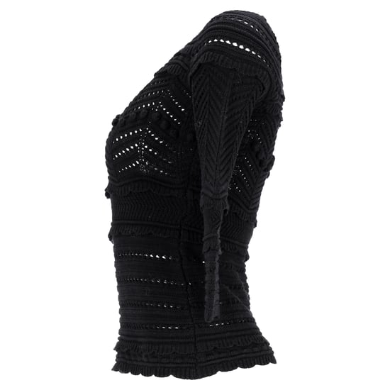 Isabel Marant Étoile Häkeloberteil aus schwarzer Baumwolle - Image 2