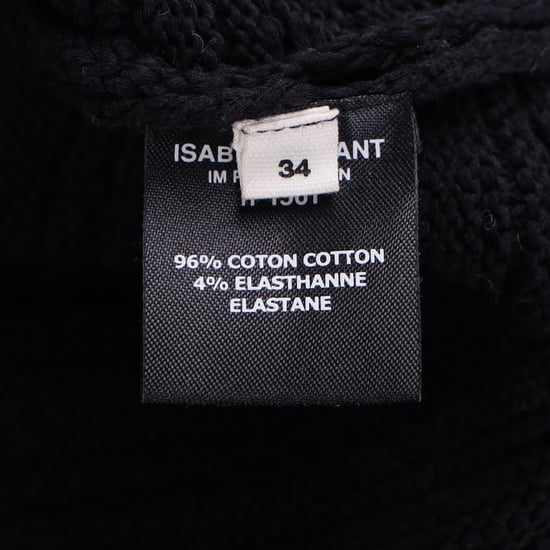 Isabel Marant Étoile Häkeloberteil aus schwarzer Baumwolle - Image 5