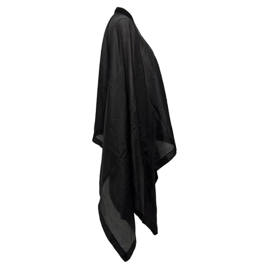 Rick Owens Zip Poncho aus schwarzer Seide - Image 2