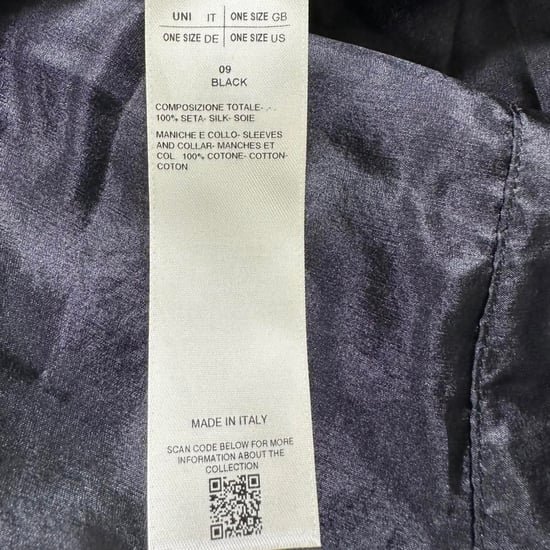 Rick Owens Zip Poncho aus schwarzer Seide - Image 5