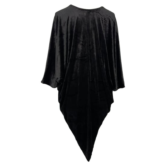 Rick Owens Em Oversized Top aus schwarzem Samt - Image 3