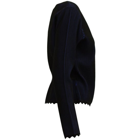 Diane von Furstenberg Laura Wickeloberteil aus marineblauer Viskose - Image 2