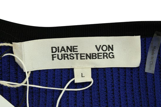 Diane von Furstenberg Laura Wickeloberteil aus marineblauer Viskose - Image 4