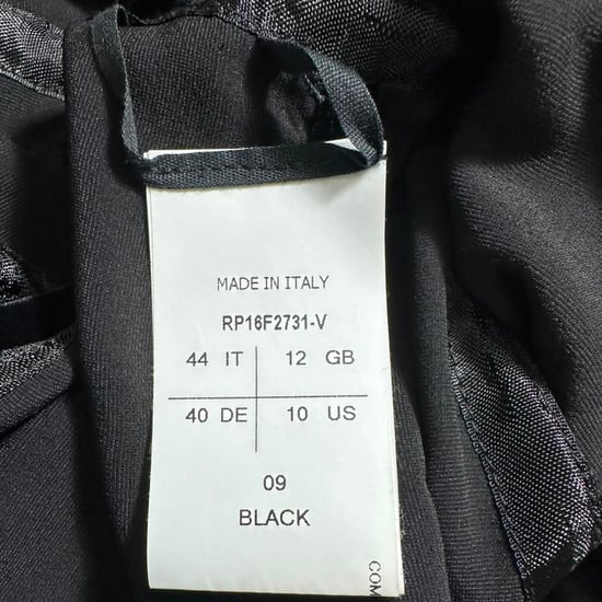 Rick Owens Wickelbluse aus schwarzem Samt - Image 5