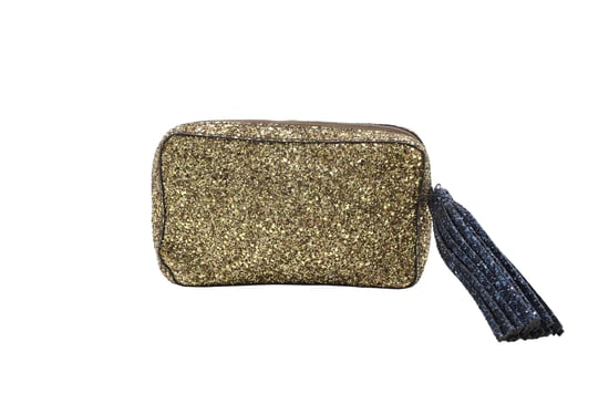 Anya Hindmarch Twinkle Clutch in Goldglitzer - Image 1