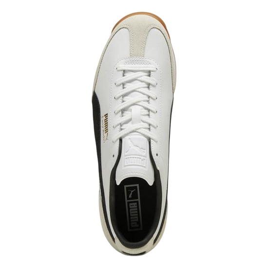Puma - "Easy Rider" Vintage Sneaker für Herren, Leder, niedrig geschnitten (Weiß/Schwarz) - Image 3