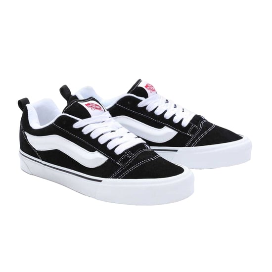 Vans - "Knu Skool" Wattiert Skater-Schuhe für Herren, Wildleder (Schwarz/Weiß) - Image 4