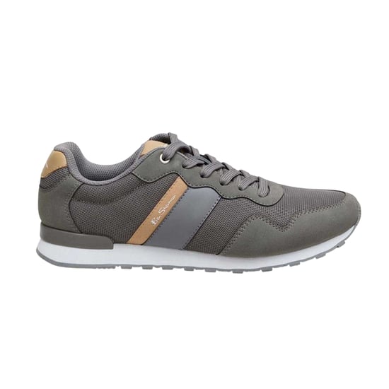 Ben Sherman - Logo Sneaker für Herren, Flach (Grau/Braun) - Image 1