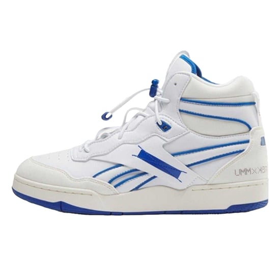 Reebok - "Milk BB 4000" High Top Turnschuhe für Herren, Leder (Weiß/Kreide) - Image 2