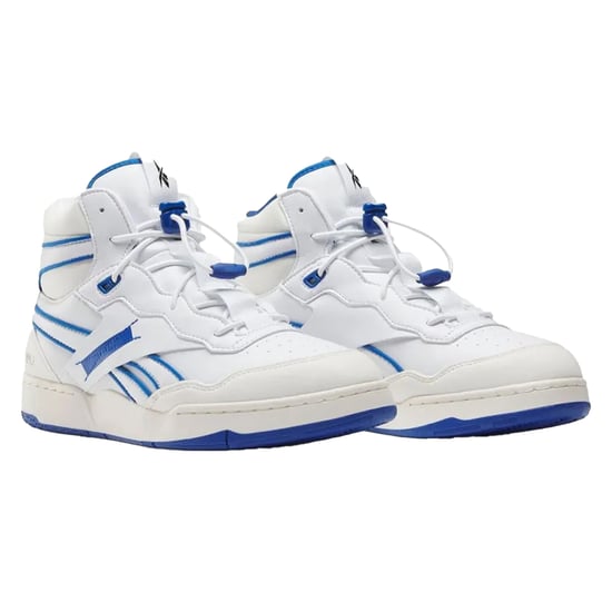 Reebok - "Milk BB 4000" High Top Turnschuhe für Herren, Leder (Weiß/Kreide) - Image 3