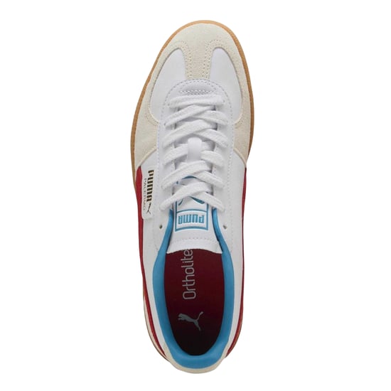 Puma - "Palermo" Sneaker für Herren, Leder (Weiß/Rot) - Image 3