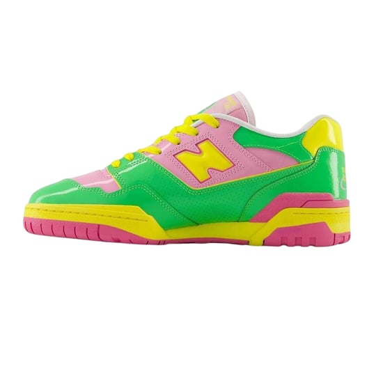 New Balance - "550" Neon Sneaker für Damen, Leder (Grün/Pink/Gelb) - Image 2