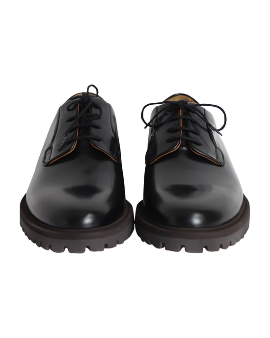 Common Projects Derby-Schuhe aus schwarzem Leder - Image 2