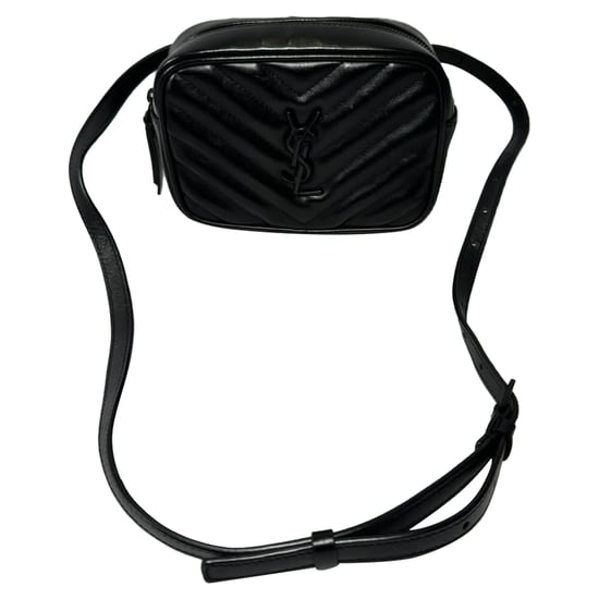 Saint Laurent Lou Gürteltasche aus schwarzem Kalbsleder - Image 2