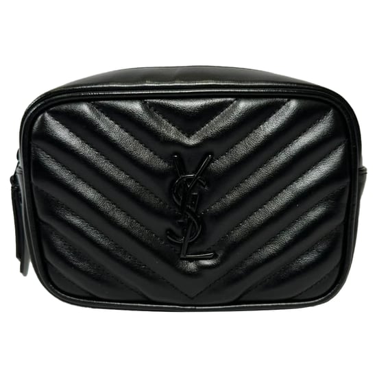 Saint Laurent Lou Gürteltasche aus schwarzem Kalbsleder - Image 4