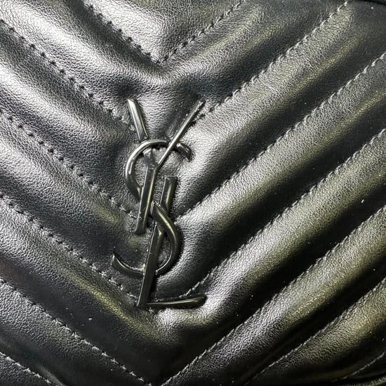 Saint Laurent Lou Gürteltasche aus schwarzem Kalbsleder - Image 6