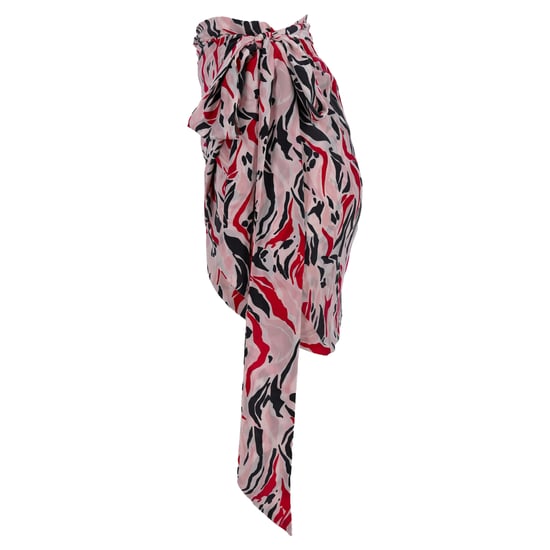 Isabel Marant Wickelrock mit Print aus rosa Seide - Image 2