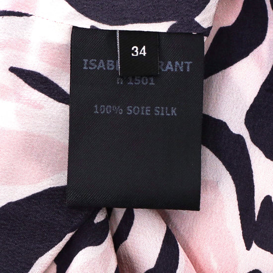 Isabel Marant Wickelrock mit Print aus rosa Seide - Image 5