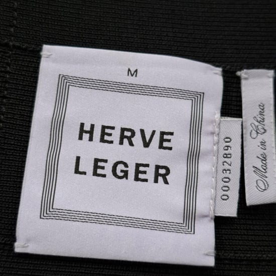 Hervé Léger Pre-owned Color-Block Mini-Bleistiftrock aus Viskose - Schwarz - Image 3