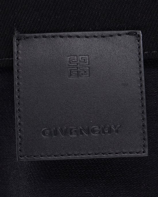 Givenchy – Minirock mit Einsätzen und Vorhängeschloss-Detail aus schwarzer Baumwolle - Image 5