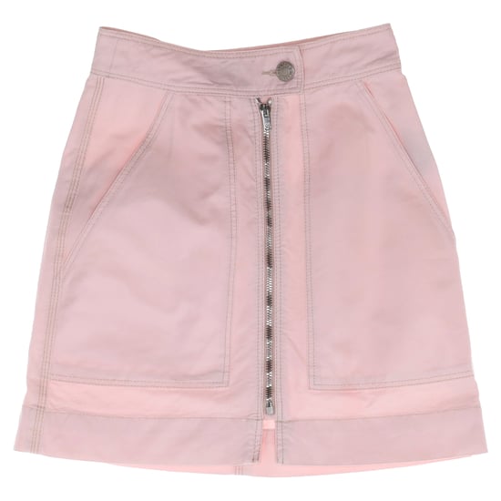Isabel Marant Minirock mit Reißverschluss vorne aus rosa Baumwolle - Image 1