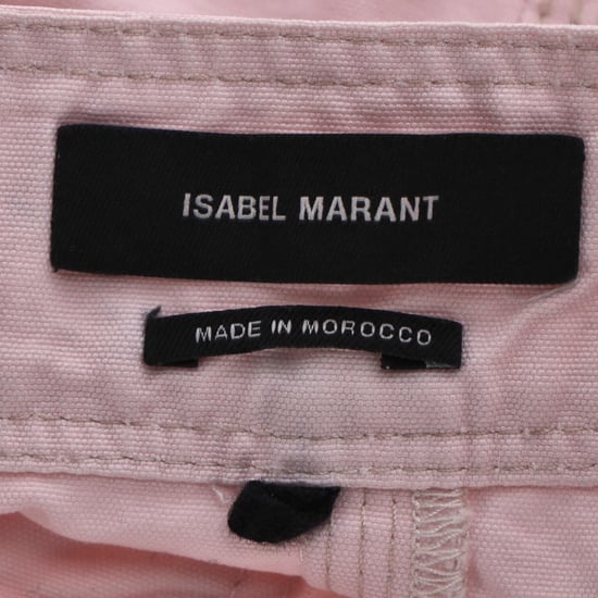 Isabel Marant Minirock mit Reißverschluss vorne aus rosa Baumwolle - Image 3