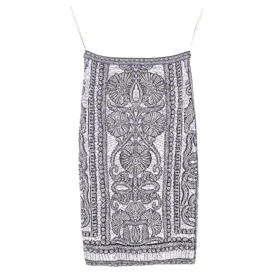Herve Leger Minirock mit Jacquardmuster aus schwarz-weißer Viskose - Image 1