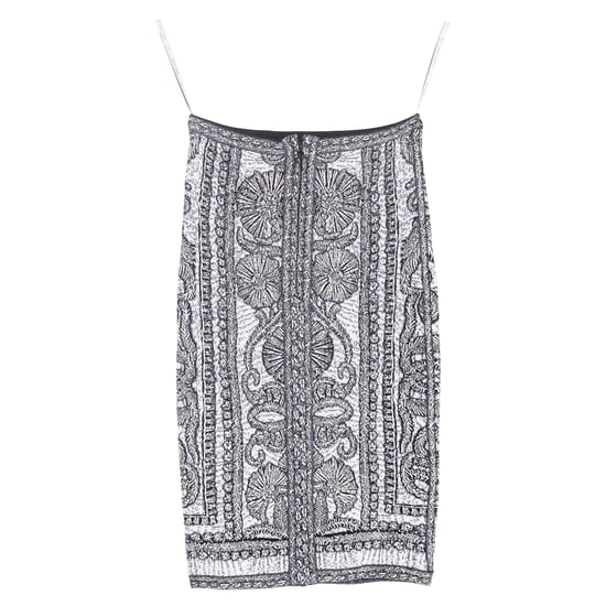Herve Leger Minirock mit Jacquardmuster aus schwarz-weißer Viskose - Image 2
